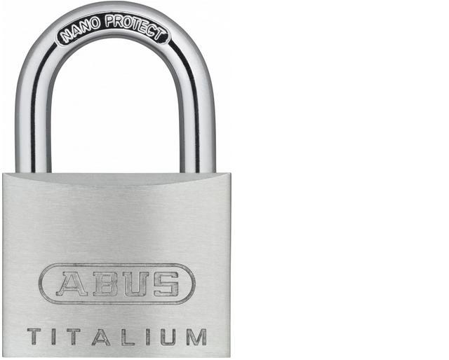 ABUS 727TI/45 visací zámek TITALIUM při použití v oblastech se středním až vysokým rizikem krádeže