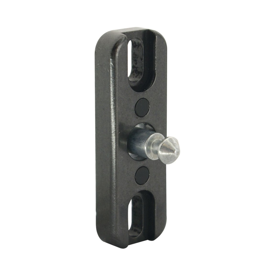 SOLO přední uzamykací díl pro posuvné dveře, ocel/plast černý