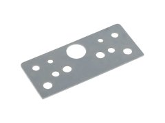 Distanční destička pro přídavný zámek, 1 mm, ocel pozink