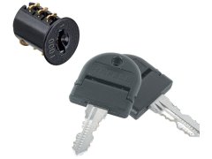 Výměnná vložka, Häfele Symo EC Pure E1, individuální uzávěr, se sklopným klíčem