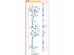 Vícebodový bezpečnostní zámek Hobes K 125